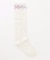 リボンジャガード ハイソックス