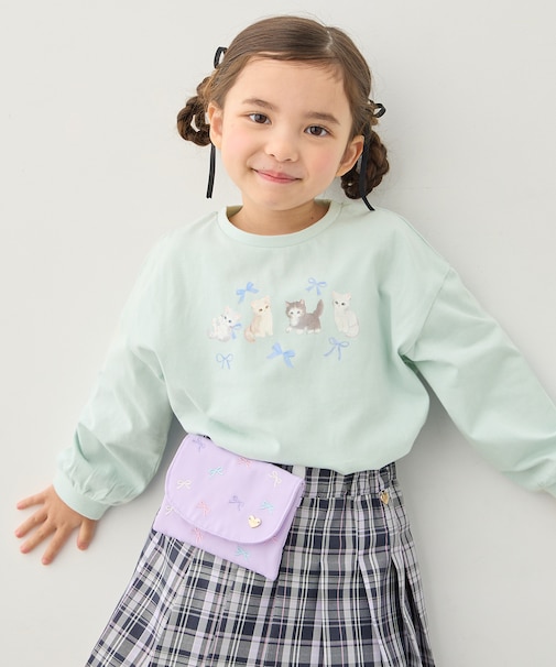 総柄刺繍移動ポケット