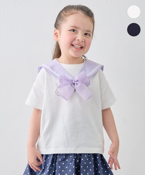 【綿100%】ひんやり 2WAY セーラーTシャツ