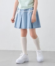 プリーツ ミニスカパン