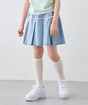 プリーツ ミニスカパン