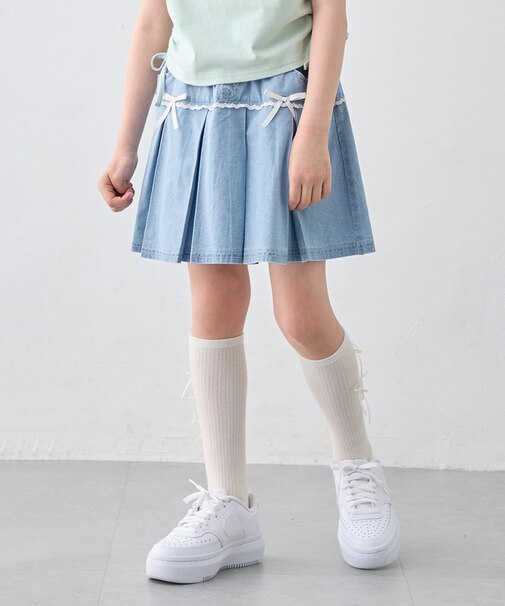 プリーツ ミニスカパン