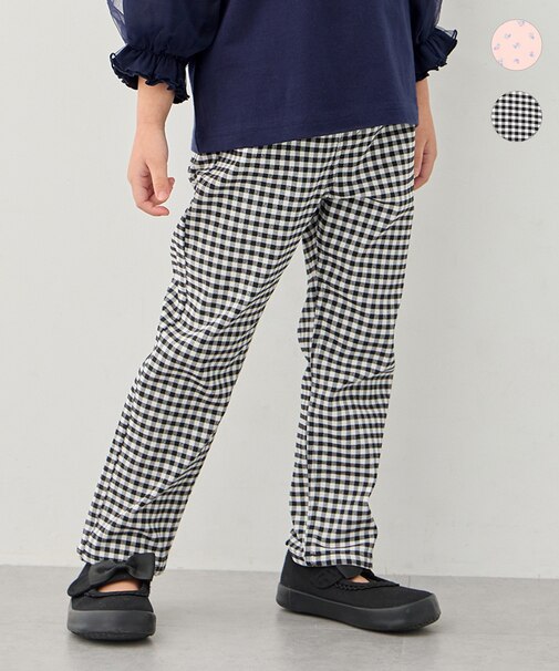 ときめきストレッチ 総柄パンツ