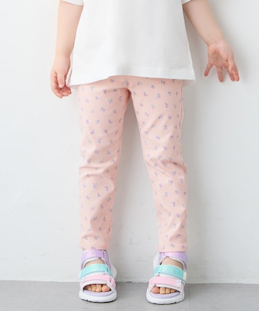 ときめきストレッチ 総柄パンツ