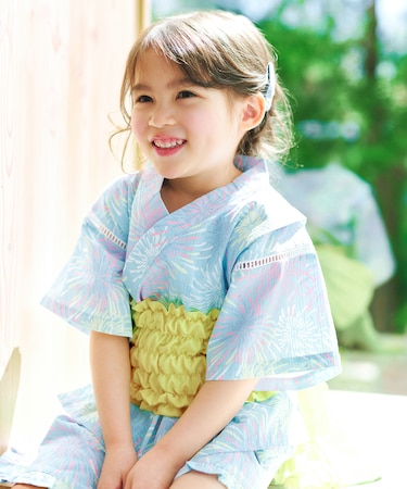 簡単帯付き 甚平セット
