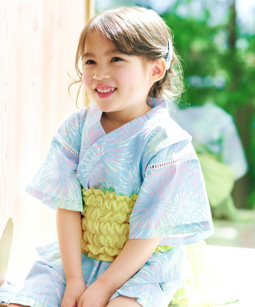 簡単帯付き 甚平セット