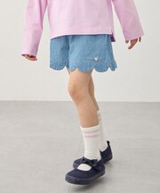 スカラップショートパンツ
