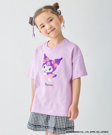 【サンリオキャラクターズ×ANY KIDS】ひんやり ミラクルスパンコール Tシャツ