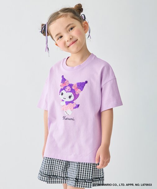 【サンリオキャラクターズ×ANY KIDS】ひんやり ミラクルスパンコール Tシャツ