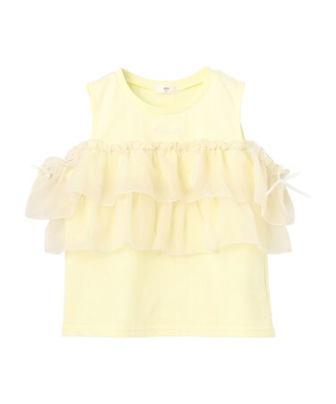 【新色追加】3WAY フリルドッキングTシャツ