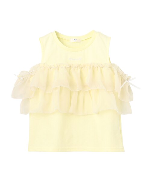 【新色追加】3WAY フリルドッキングTシャツ