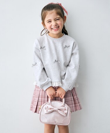 リボン付き ボストンミニショルダー
