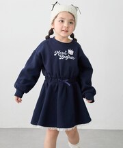 あったか 裏起毛 スウェット ワンピース