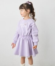 あったか 裏起毛 スウェット ワンピース