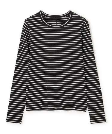 コットンカシミヤ クルーネックカットソー