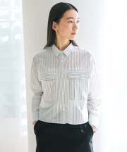 シアークロップドシャツ