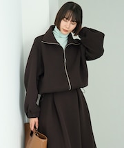 【VERY×UNFILOコラボ】BEAUTY FORM JERSEY+ ZIPブルゾン