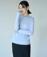 ソフトウール フェイクレイヤード ロンT