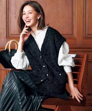 【STORY×UNFILO】シャギーニット ベスト