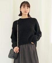 ラメシャギー ニット