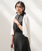リネンレーヨン ノースリーブブラウス