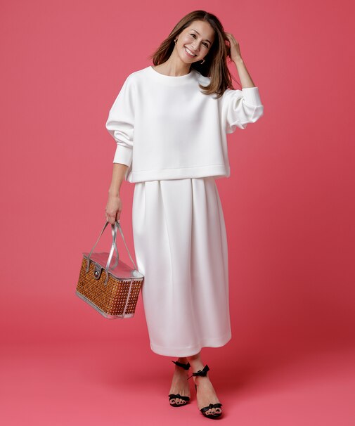 BEAUTY FORM JERSEY コクーン スカート