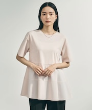 【VERY掲載】BEAUTY FORM-T コンビティアード Tシャツ