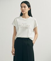 【新色追加】BEAUTY FORM-T cotton ロゴ フレンチスリーブ Tシャツ