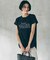 【新色追加】BEAUTY FORM-T cotton ロゴ フレンチスリーブ Tシャツ