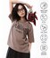 【新色追加/VERY掲載】BEAUTY FORM-T cotton ロゴ ハーフスリーブ Tシャツ