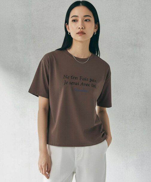 【新色追加/VERY掲載】BEAUTY FORM-T cotton ロゴ ハーフスリーブ Tシャツ