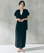 【WEB限定カラー】スゴ機能美ニット Iラインスカート