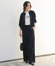 【新色追加/美シルエット/15サイズ展開】BEAUTY MOVE ワイドストレートパンツ