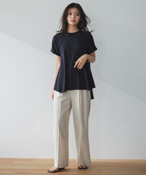 【セットアップ着用可】TENNEN TOUCH タックワイドパンツ