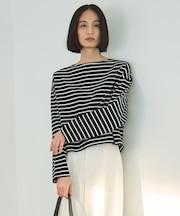 バックZIP ボーダーT