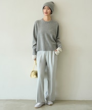 【ウエストゴム/14サイズ展開】beauty warm pants ワイド