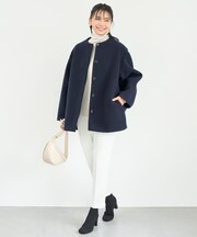 【ウエストゴム/14サイズ展開】beauty warm pants テーパード