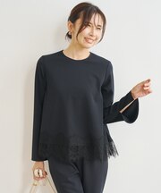 【セットアップ着用可】BEAUTY MOVE レースブラウス