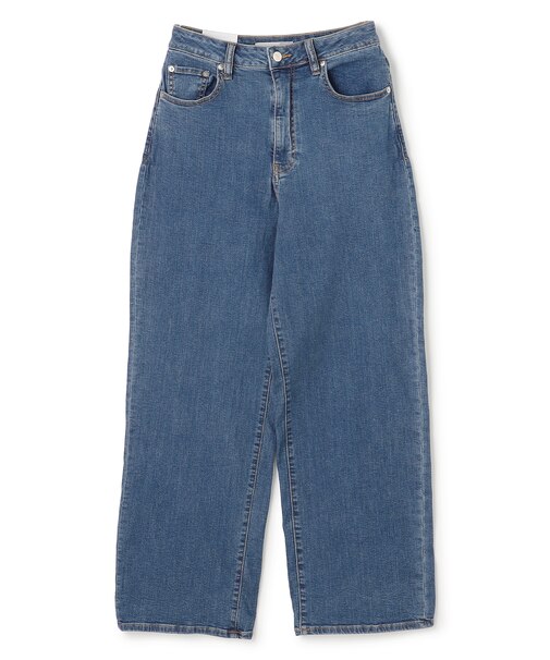 【UNFILO DENIM/新色追加】撥水ストレッチ ルーズワイドデニム