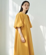 FINE MOVE ボリュームスリーブ ワンピース