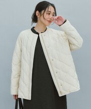 TAIONコラボ キルティングブルゾン