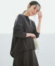 BEAUTY FORM JERSEY ソフト コクーンプルオーバー