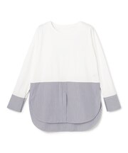 【大人気の名品インナー】シャツコンビ レイヤードT