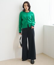 ストレッチコーデュロイ ワイドパンツ
