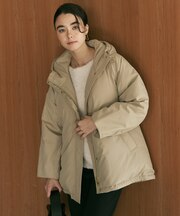 TAIONコラボ ステッチレス フーデッドダウン