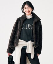 フェイクファーコート