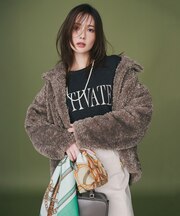 フェイクファーコート