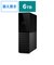 WESTERN DIGITAL　ハードウェア暗号化対応 外付けHDD 【My Book 2021】 ブラック WDBBGB0060HBKJEEX