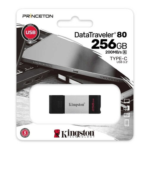 キングストン　DataTraveler 80 USB メモリ 256GB [256GB /USB TypeC] KF-U2M256-7I