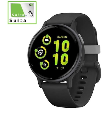 GARMIN　GPSスマートウォッチ vivoactive(ヴィヴォアクティブ)5 Suica対応 Black / Slate 0100286240
